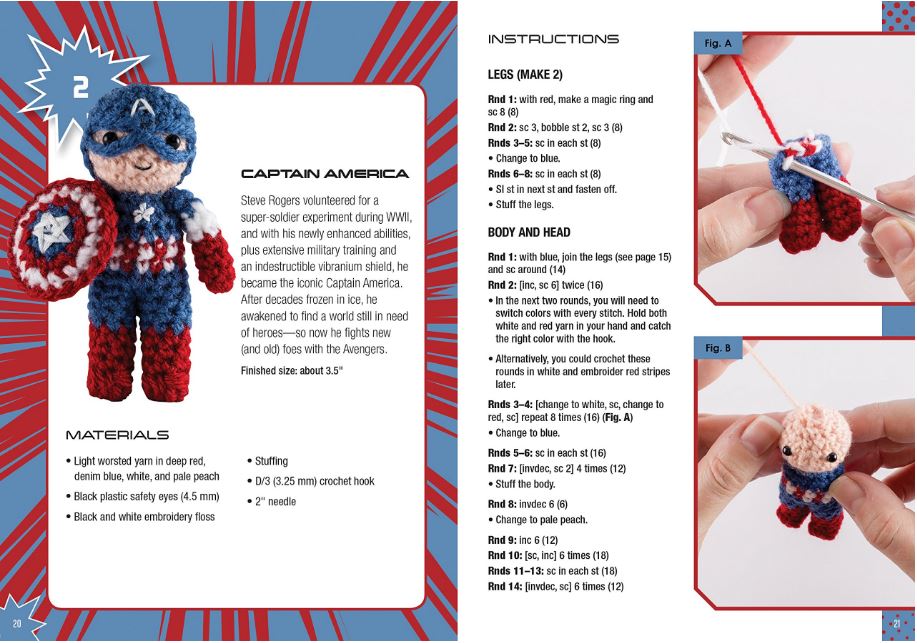craft kits Marvel Universe Crochet