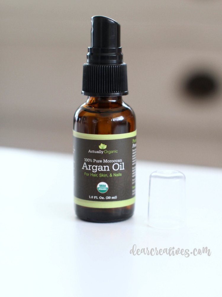 Beauty Tips Argan Oil DearCreatives.com Actually Organic 100 pure Moroccan Argan Oil