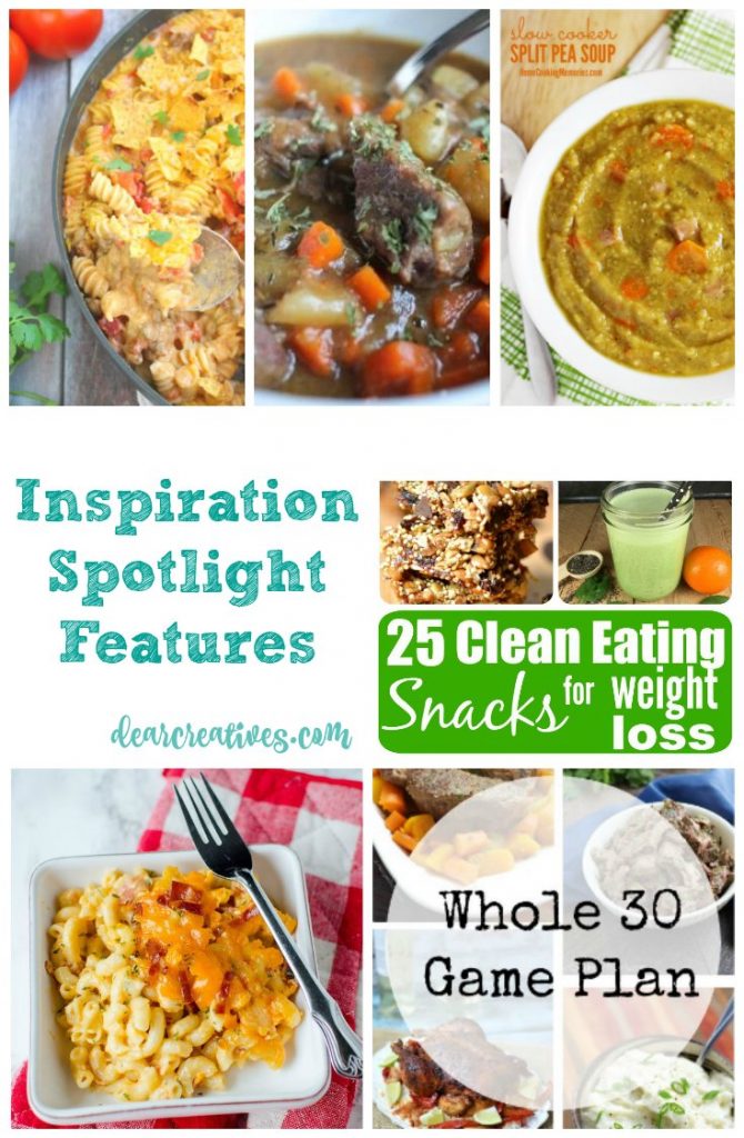 Linkup Party Inspiration Spotlight 227 Healthy Recipes and Clean Eating Recipes. These recipes are a roundup of recipes and ideas that are perfect for cooking.