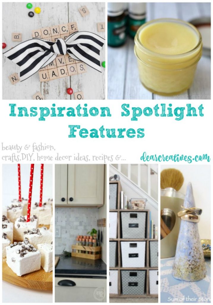 Linkup Party Inspiration Spotlight Features 229 beauty, fashion, crafts, DIY, home decor, recipes and more