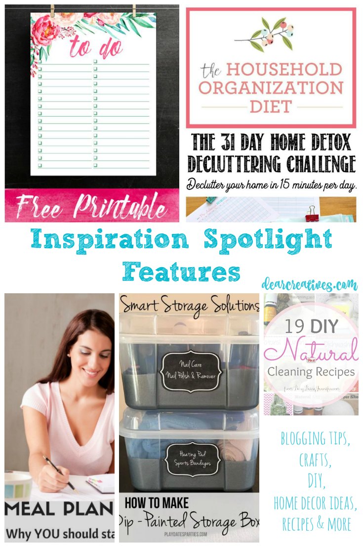 Linkup Party Inspiration Spotlight Party 228 Crafts, DIY, Recipes & more!