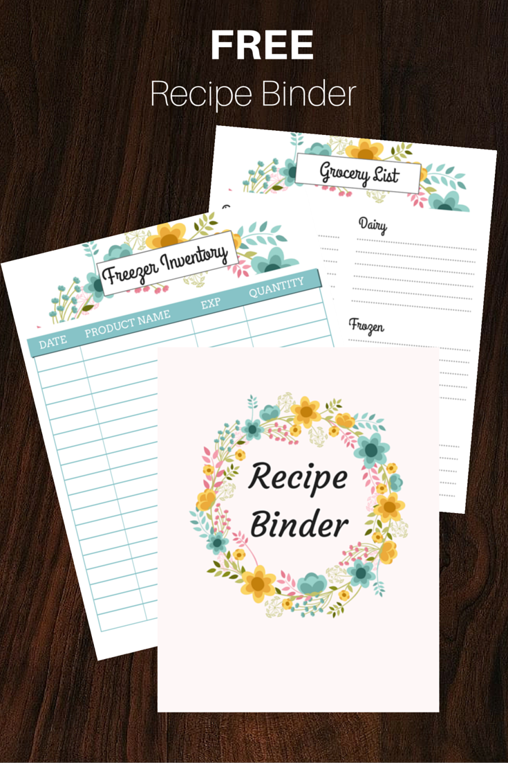 Free Recipe Binder! Grab The Recipe Binder Kit