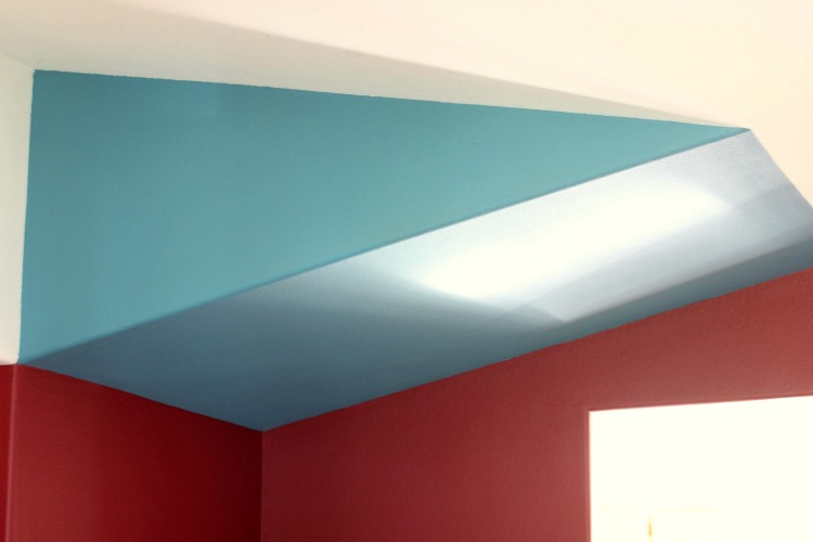 Change Your Home, Change Your Life with Color- What's Your Color Story- #WhatsYourColorStory #LiveColor © 2017 Theresa Huse architectural space of the living room painted tri color .jpg