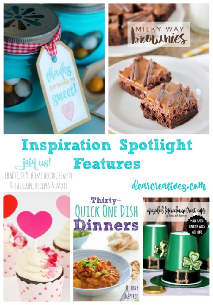 Linkup Party: Inspiration Spotlight Linkup Party 232 Crafts, DIY, home decor ideas, beauty, fashion, recipes and more.