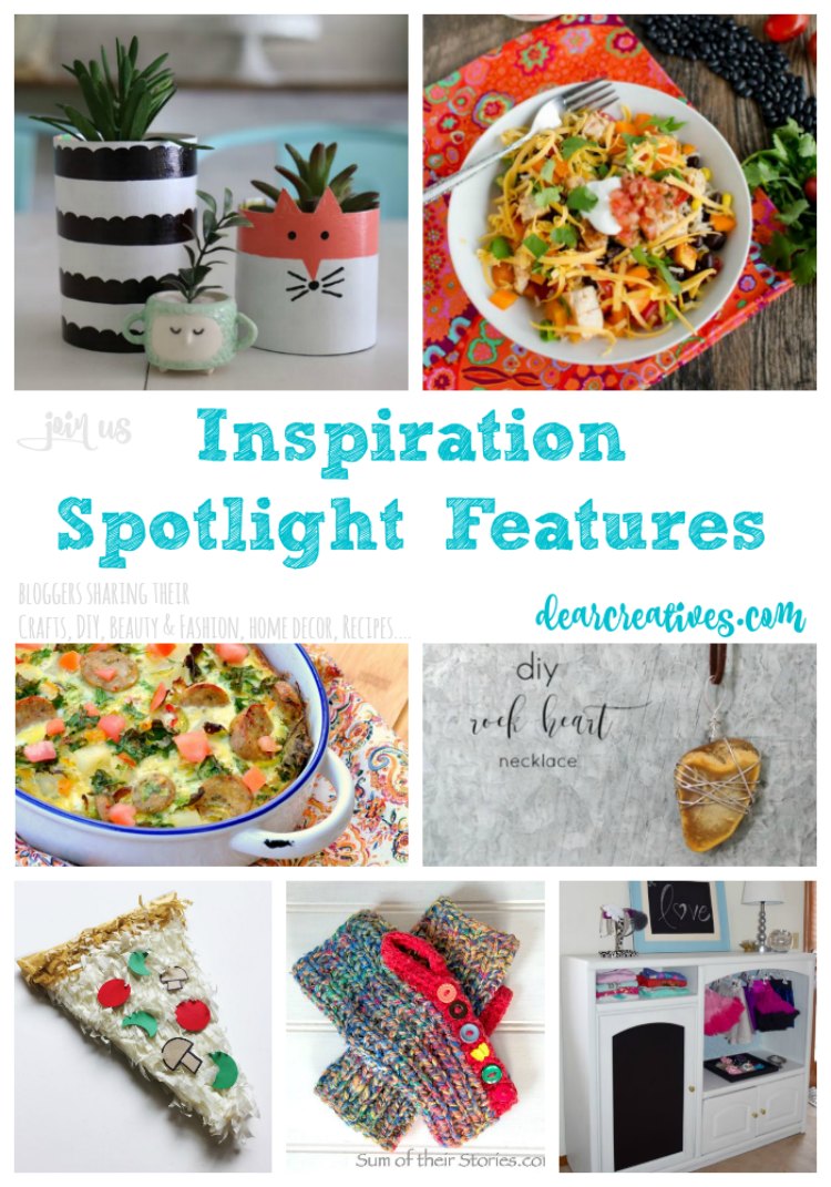 Inspiration Spotlight Linkup Party 233 Join Us! Crafts, DIY, Home Decor, Beauty & Fashion, Recipes…