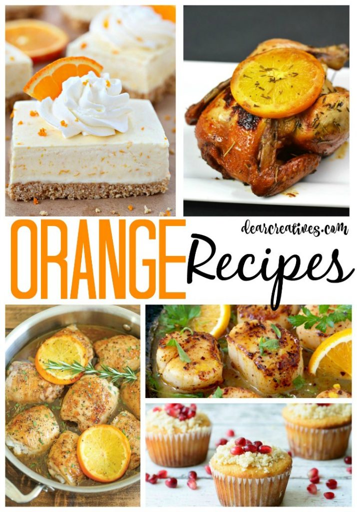 Recipes with orange. This is a roundup of oranges recipes for cooking and baking. You will enjoy making any of these delicious and easy orange recipes.