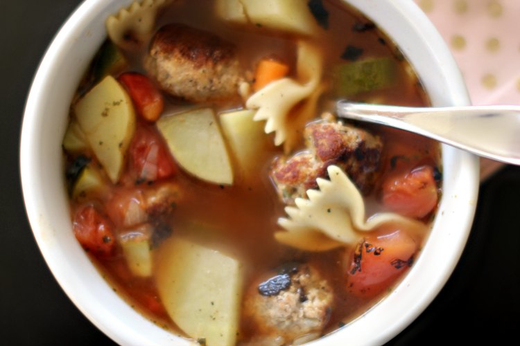 Turkey Meatball Soup Recipe - DearCreatives.com