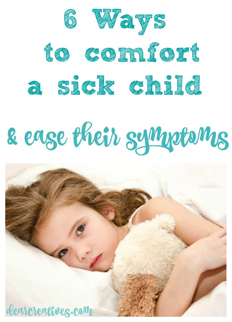 6 Ways To Comfort Kids When They Get Sick #SickJustGotReal