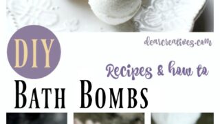 DIY Beauty Recipes How to make bath bombs. Step by step how to including recipe for lavender bath bombs and other homemade beauty recipes.