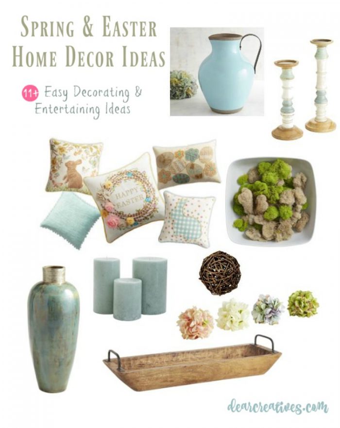 How To Make Your Home Festive For Spring & Easter 11+ Easy Decorating And Entertaining Ideas