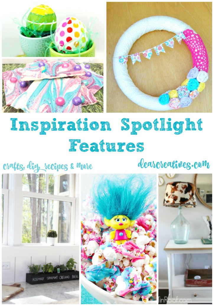 Inspiration Spotlight Linkup Party 236 Join Us! Crafts, DIY, Home Decor, Beauty & Fashion, Recipes…