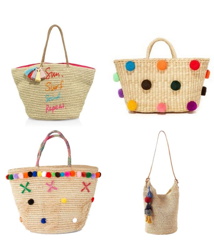 Fashion Trends: pom pom trends for spring and summer. You'll love wearing and shopping for these awesome picks. You'll find straw hats, totes, accessories, jewelry. So many pom pom fashions to pick from!