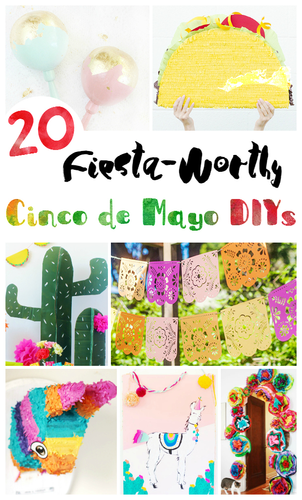 Cinco de Mayo party decorations you can make at home. These DIYs are perfect for your home, fiestas, themed Cinco de Mayo parties. DearCreatives.com