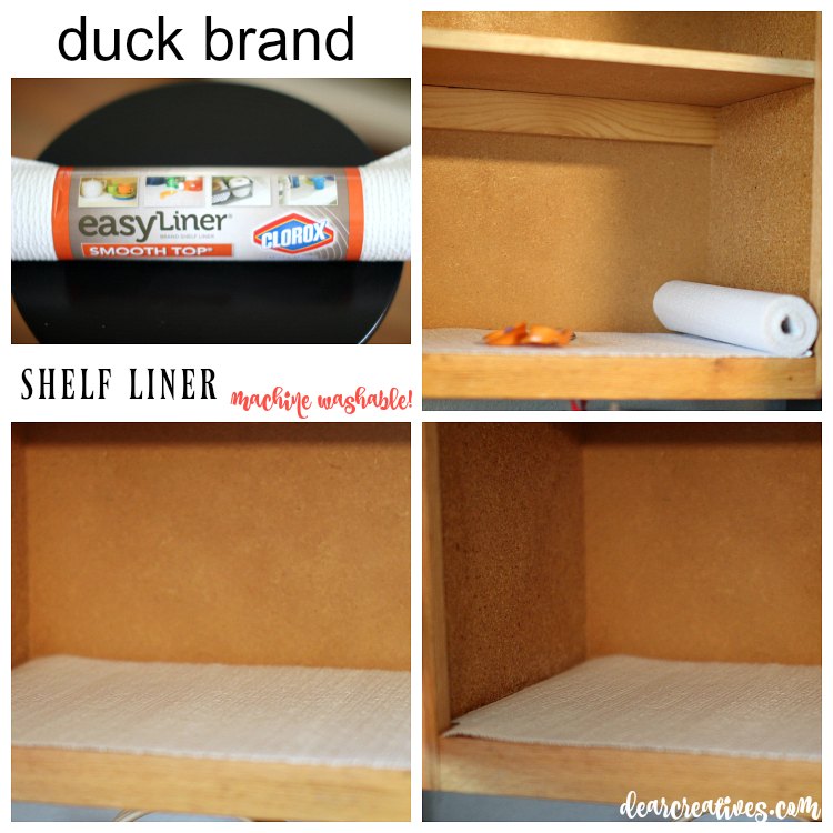 spring cleaning how to line a shelf with liner paper and other spring cleaning tips.