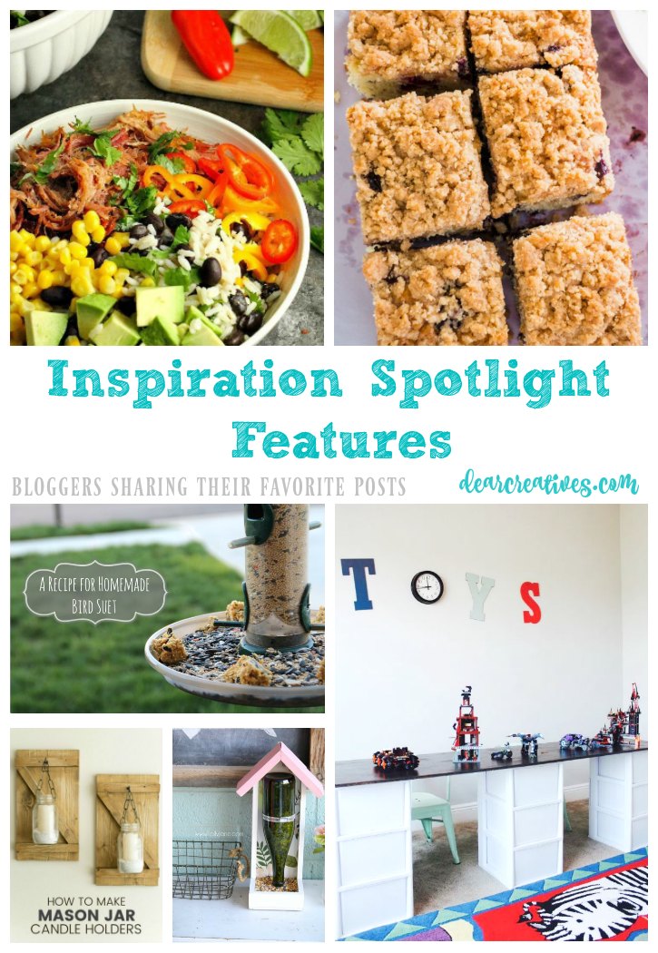 Inspiration Spotlight Linkup Party 244 Crafts, DIY, Home Decor, Recipes and More!