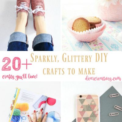 20 + Sparkly, Glittery DIY Crafts To Make And You’ll Love Making!