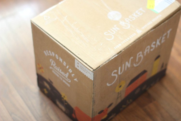 Review Sun Basket Meal Kit Delivery Review DearCreatives.com This was the box that was delivered. See our thoughts and the meals we cooked.