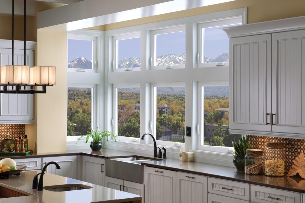 Tuscany Milgard Windows in a modern kitchen” width=