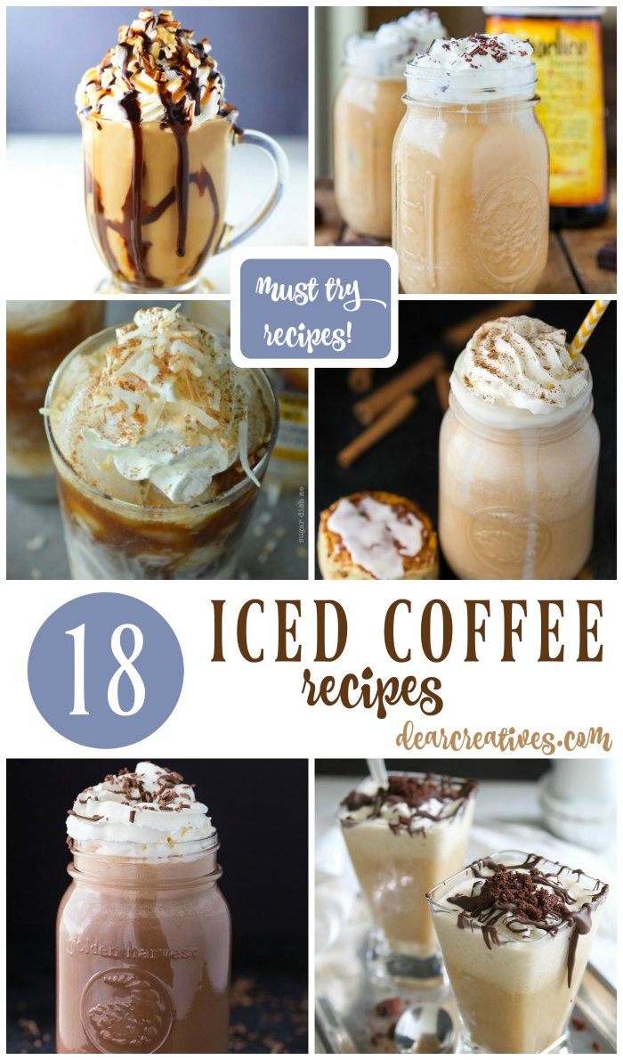 Iced Coffee Drink Recipes - Make coffee recipes at home, recipes that taste just like the ones coffee shops make. Tasty frozen,over ice, blended,easy to make...