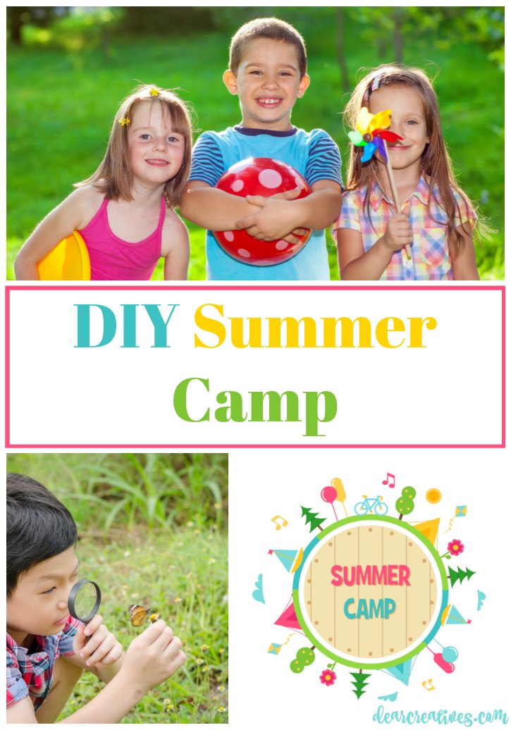 Fun stuff for the kids DIY Summer Camp arts and crafts ideas, activities, camp journals and free printables for the kids