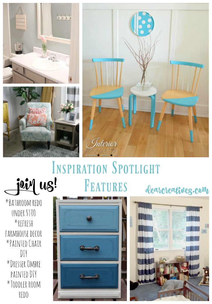 Linkup Party Inspiration Spotlight 252: Features Home Decor DIYs & more!