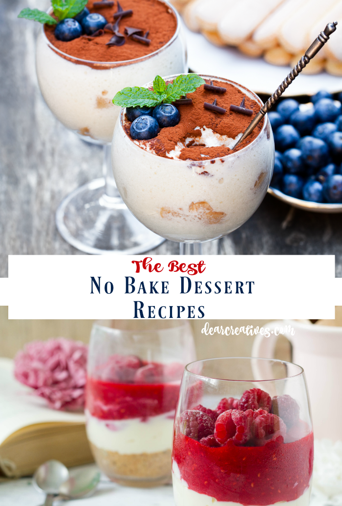 No Bake Dessert Recipes this is a roundup of no bake pies, no bake desserts and no bake cake recipes. Perfect for anytime of year you want an easy no bake dessert recipe. So many to pick from! 