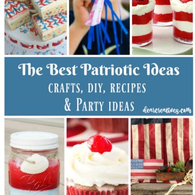 Inspiration Spotlight Linkup Party: The Best Patriotic Ideas Crafts, DIYs, Party Ideas and Recipes