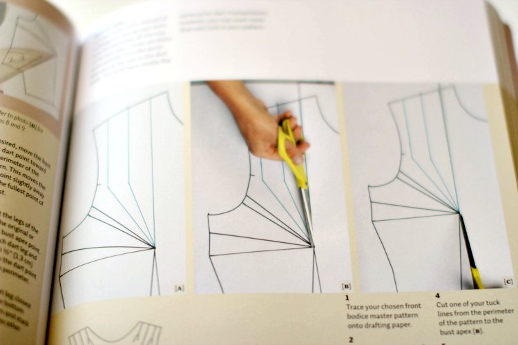 Sewing Book Review- Designing Clothes with the Flat Pattern Method - DearCreatives.com Take a peek inside this sewing book that is all about altering and the pattern sewing