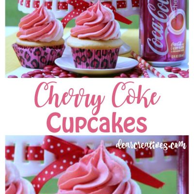 Who Is Ready To Get Their Party On? Cherry Coke Cupcakes Recipe