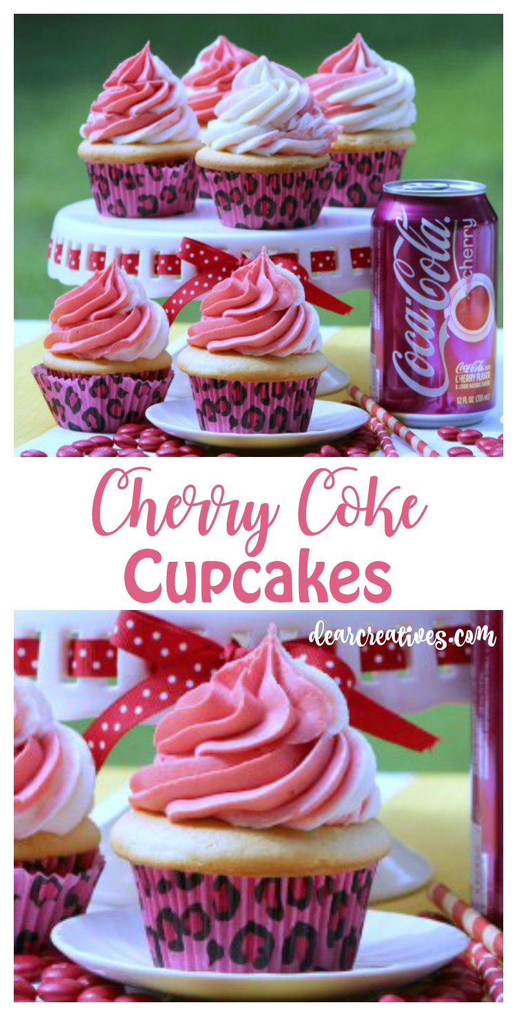 Who Is Ready To Get Their Party On? Cherry Coke Cupcakes Recipe