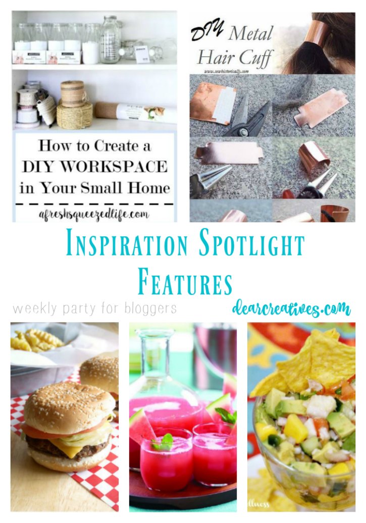 Inspiration Spotlight Linkup Party 254 Crafts, DIY,Recipes and more!