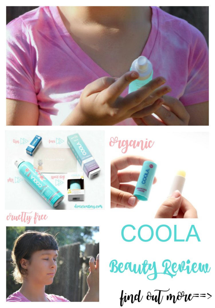 COOLA Suncare Beauty Review Organic, cruelty free sun care and beauty products. Find out more and see our beauty review at DearCreatives.com