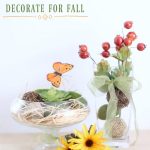 Easy DIY Centerpieces | Fall home decorations, easy ways to decorate for fall, and other seasonal décor ideas. You'll love these easy and affordable ideas for decorating your home. DearCreatives.com