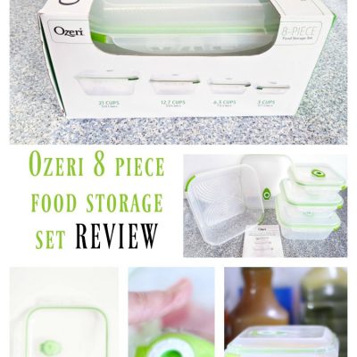 Ozeri Nesting Food Storage Containers 8 piece Set Review + Food Prep And Meal Plan Tips