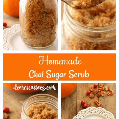 Easy To Make Homemade Chai Sugar Scrub DIY