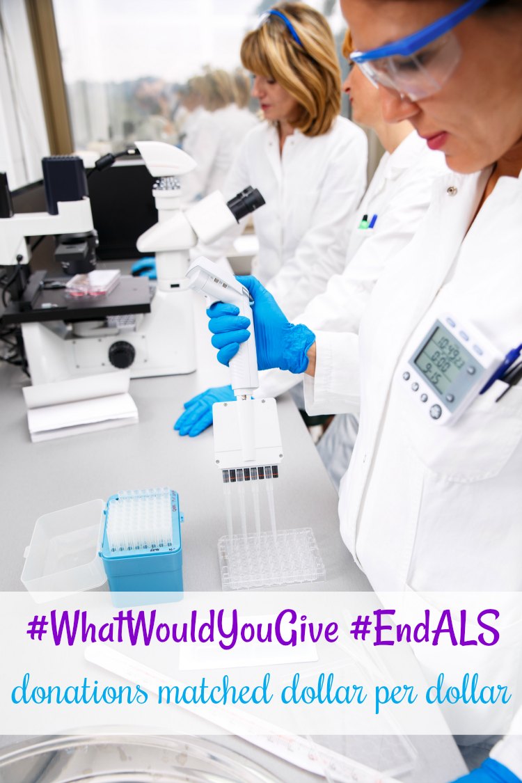 Dollar for Dollar Matching #WhatWouldYouGive #EndALS Help Find a Cure!