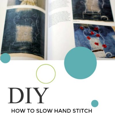 Learn Traditional Stitches In Non Traditional Ways! Hand Sewing On Fabric and Paper!
