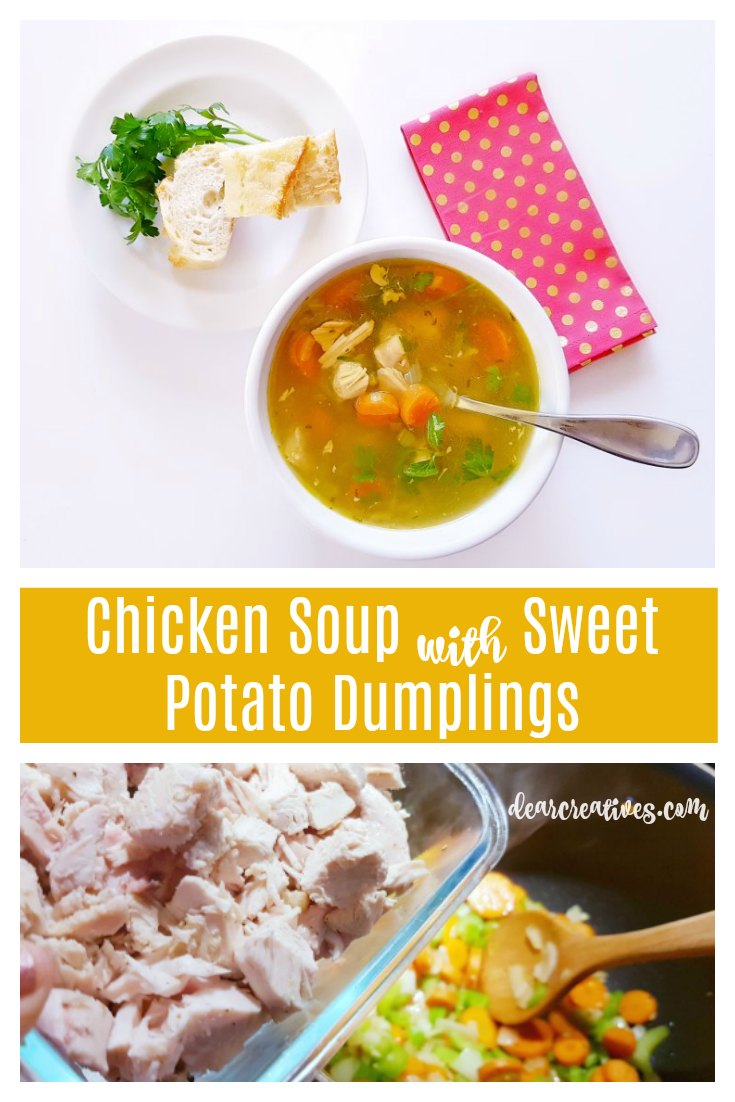 Chicken Soup With Sweet Potato Dumplings Recipe