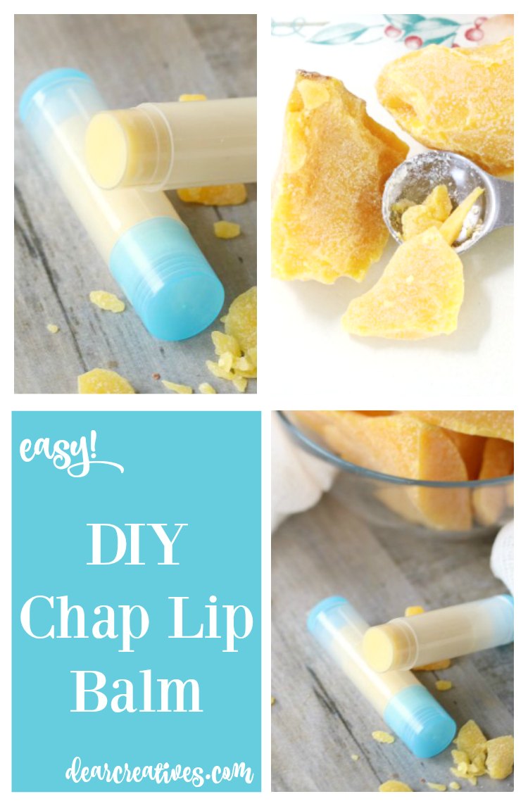 Easy DIY Natural Chap Lip Balm Recipe