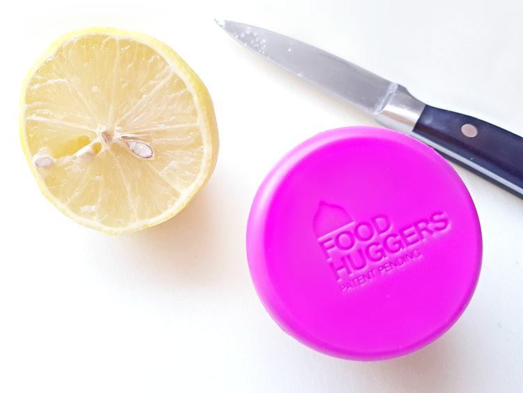 Food cover on a lemon. eco friendly kitchen tool. DearCreatives.com © 2017 DearCreatives.com