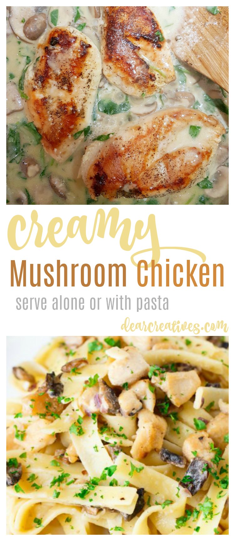 Creamy Mushroom Chicken One-Pot Meal Under 1 Hour!