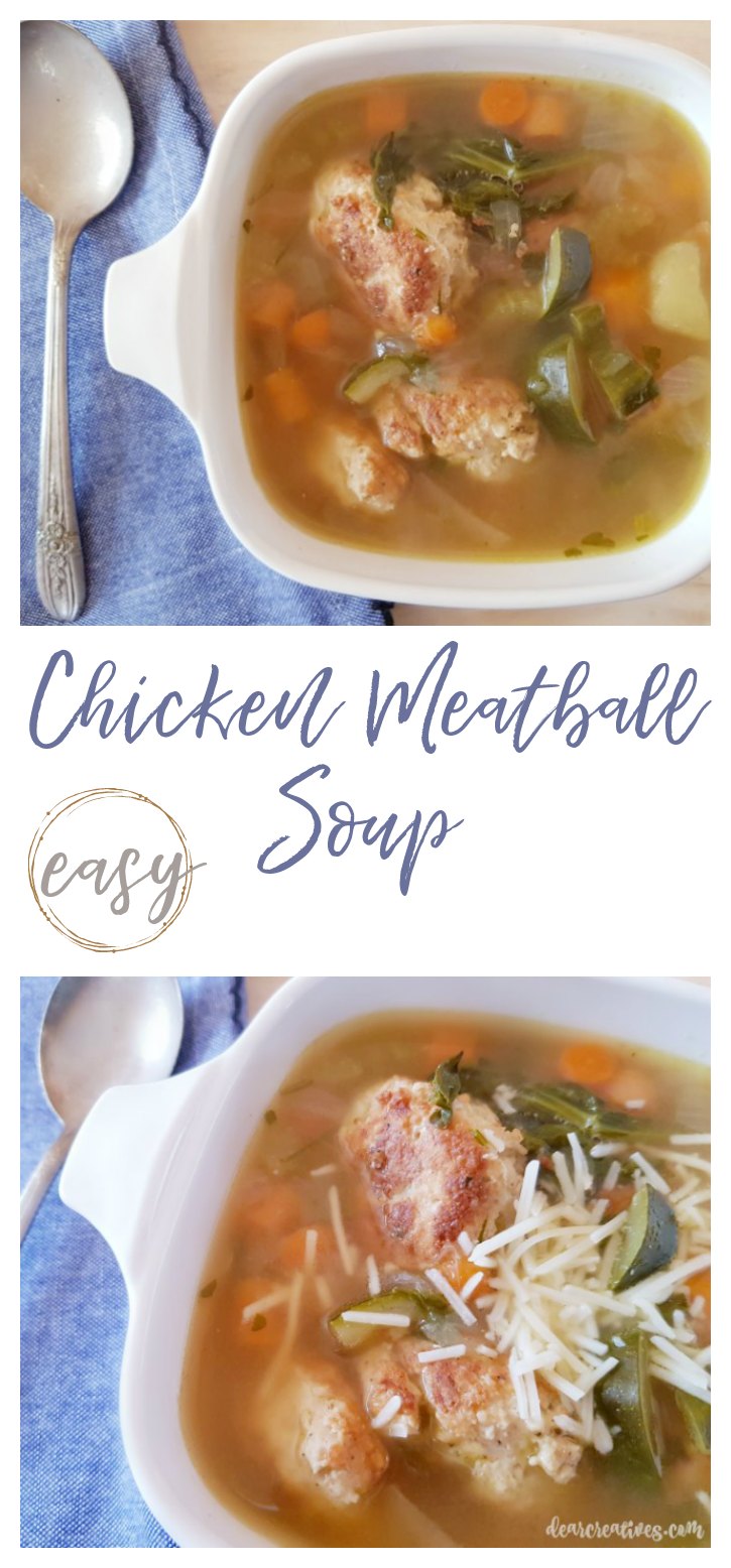 You’ll Love Warming Up With This Chicken Meatball Soup Recipe