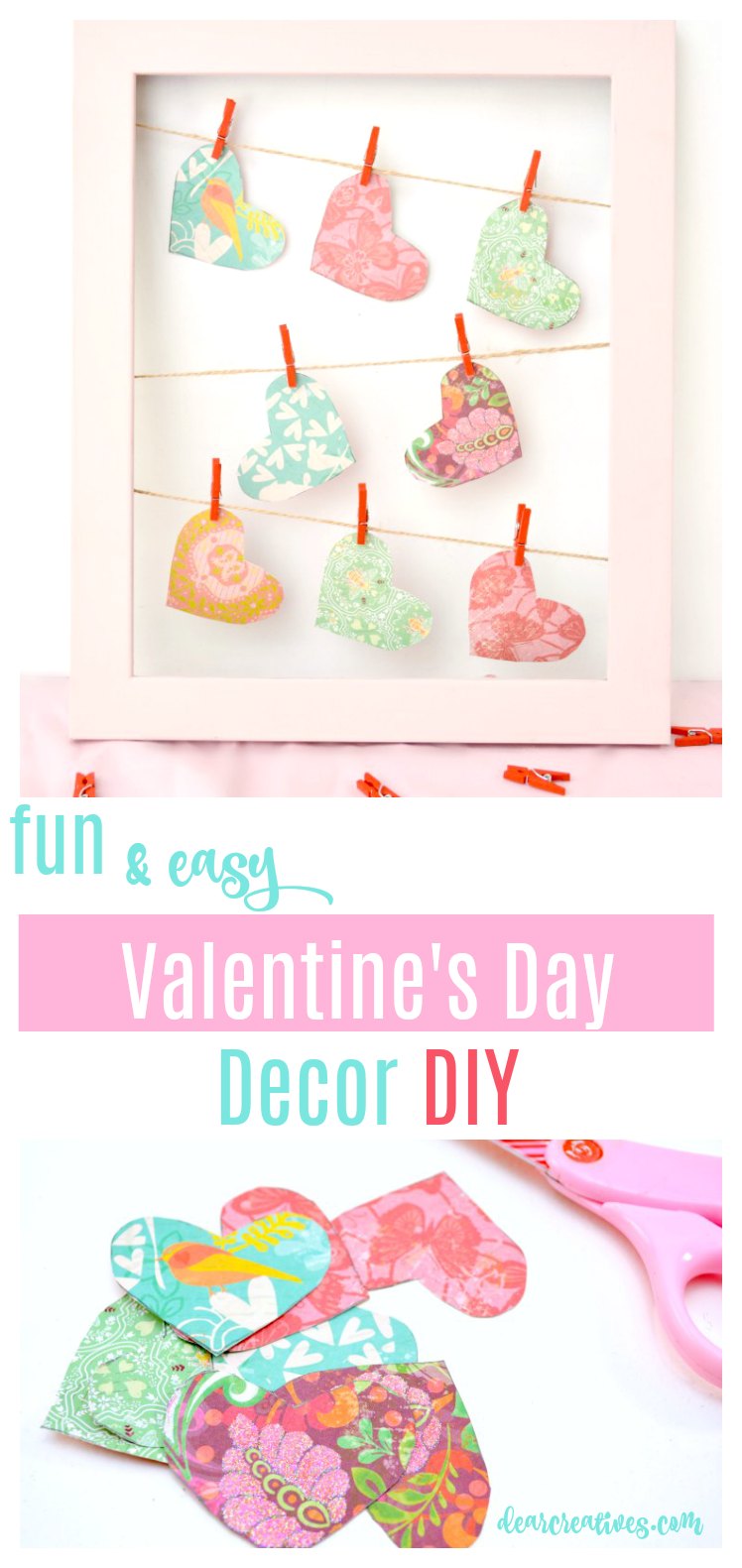 Fun and Easy Valentine’s Day Home Decor DIY Craft Project