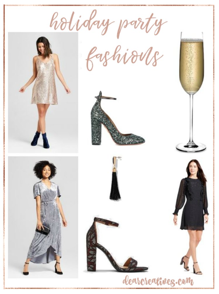 Festive and Pretty Holiday Party Dresses High Low Party Picks