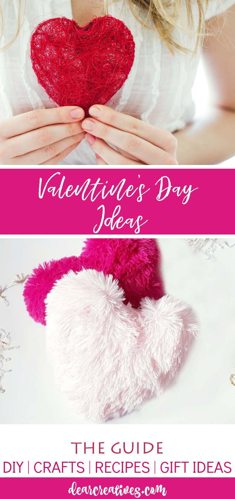 15 Crafts And Patterns To Make For Valentine's Day - Dear Creatives