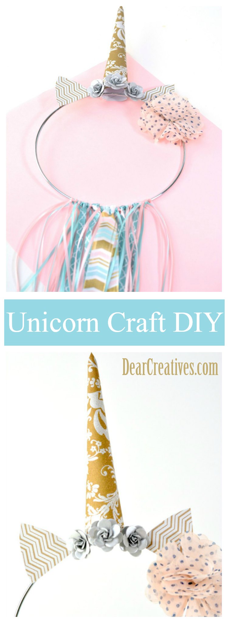 Easy to Make Unicorn Dream Catcher DIY Plus Video for Adding Webbing