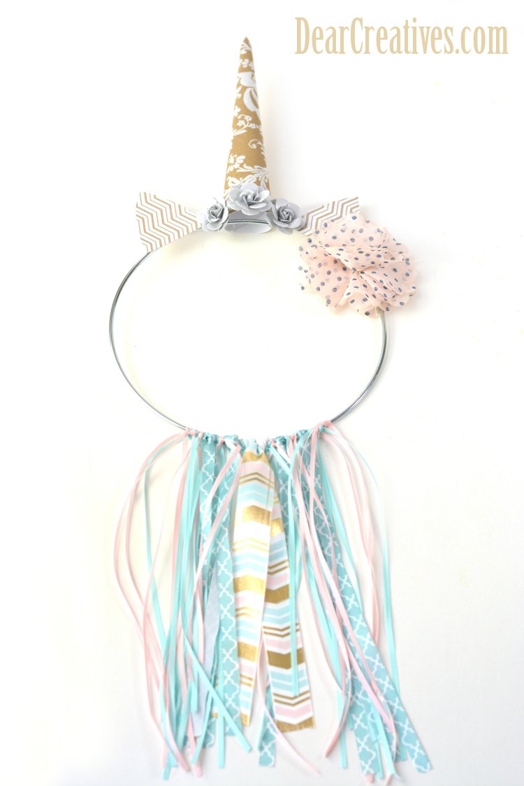 DIY Unicorn Dream Catcher Craft - I love My Kids Blog