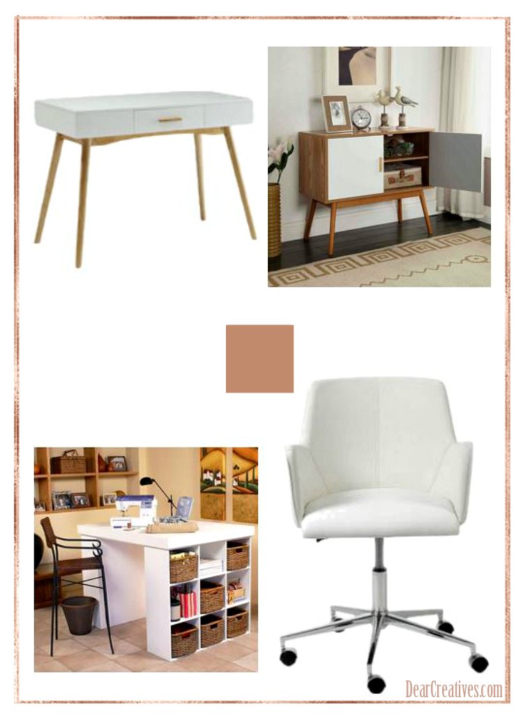 DIY home office ideas DearCreatives.com