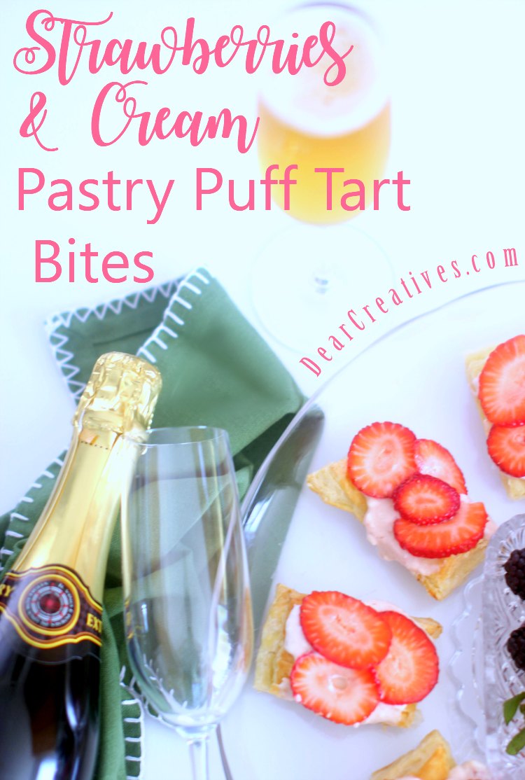 Strawberries, and Cream Puff Pastry Tart This appetizer pairs well with Prosecco, White Zinfandel, Chardonnay, Pinot Noir, Zinfandel. It can also be paired with a Champagne. Find out more and grab the easy to make recipe DearCreatives.com #sponsored #GroceryOutletWineSale #appetizer #winepairing