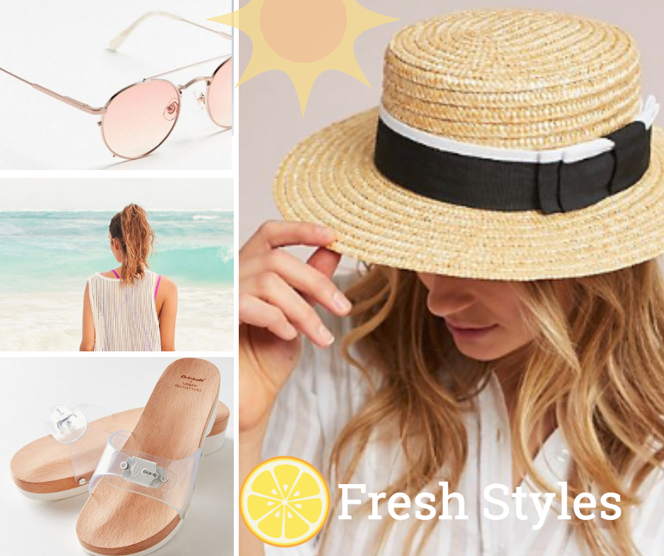 Fresh summer styles fashion mood board